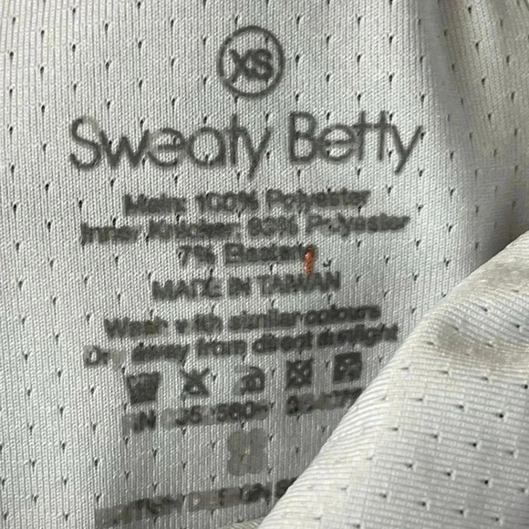 Sweaty Betty Women's  XS Interval Run Shorts Gray Mint Polyester Stretch Active - Picture 3 of 11